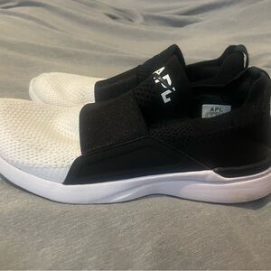 APL Woman's Black and White Athletic Shoes